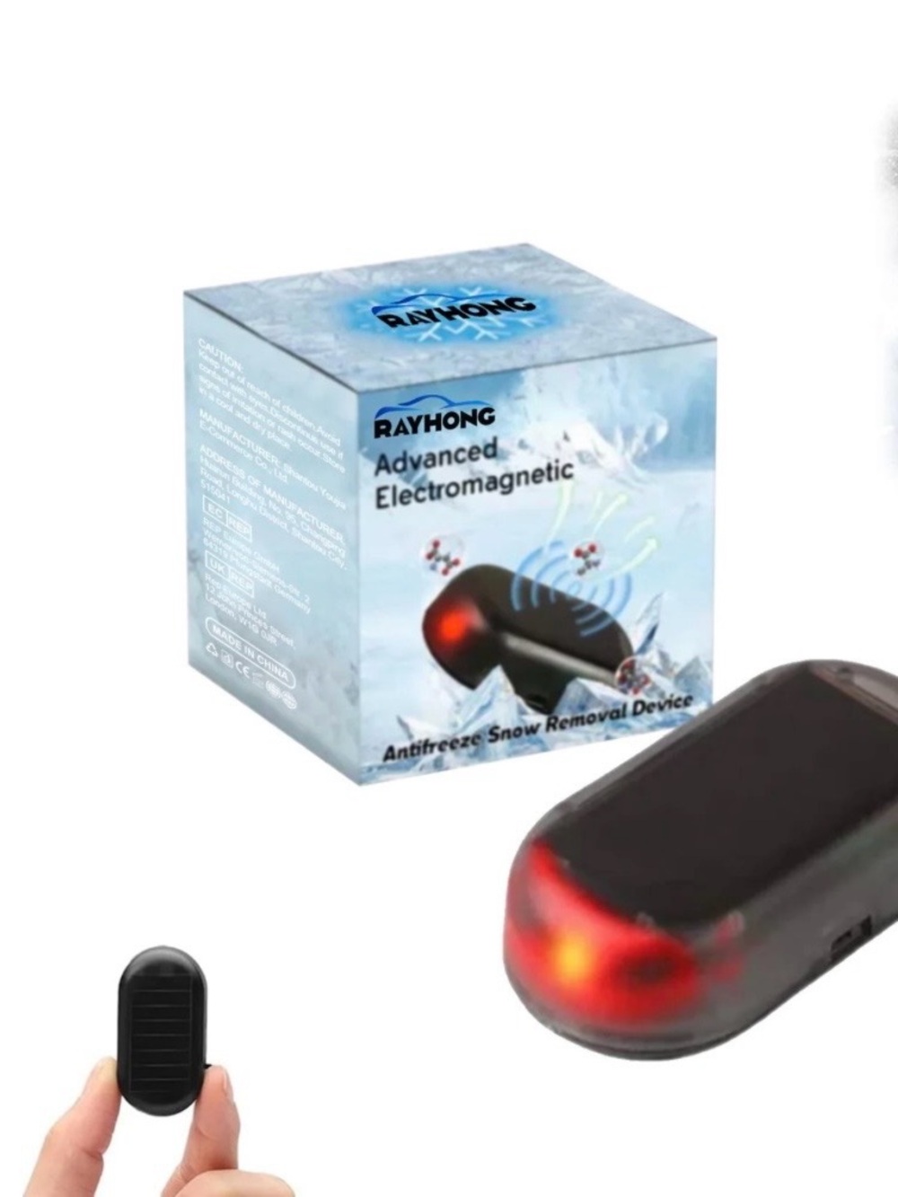 RAYHONG Advanced Electromagnetic Antifreeze Snow Removal Device - Black
